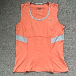 Nike Dri-FIT Tennis Tank Bright Orange Women’s Size Large